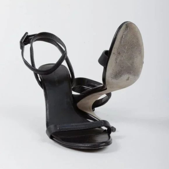 Alexander Wang Soft Black Leather Sandal - Picture 4 of 9